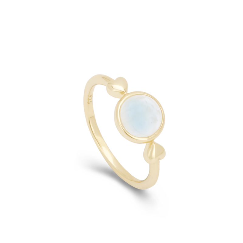 moon stone ring for her