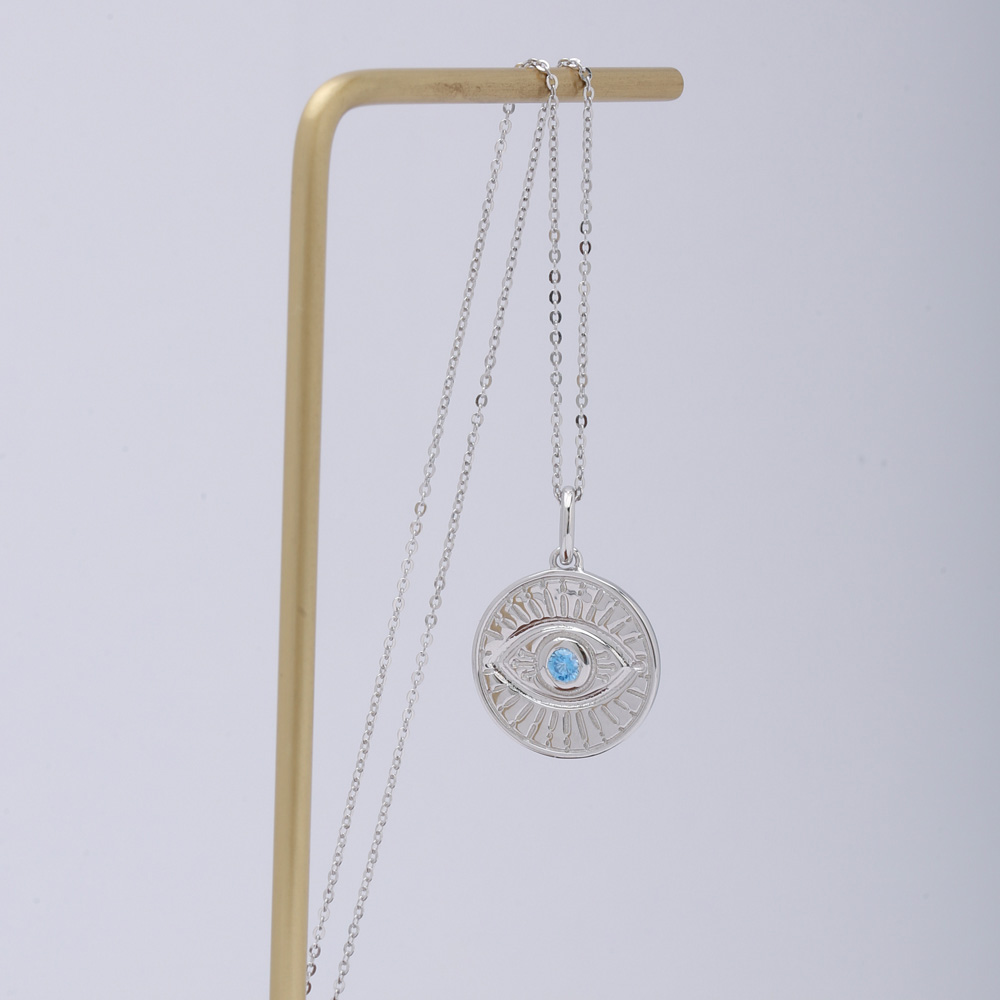 evil eye pendant necklace for women