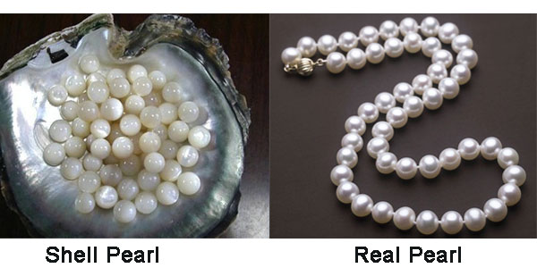 difference between real and fake pearls