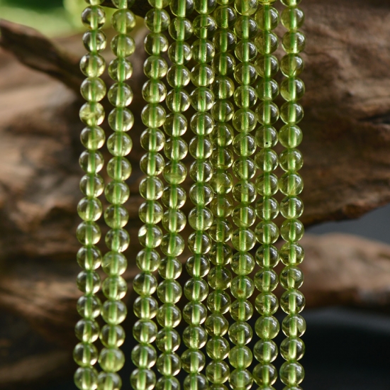 Natural Olivine Gemstone Beads for Jewelry