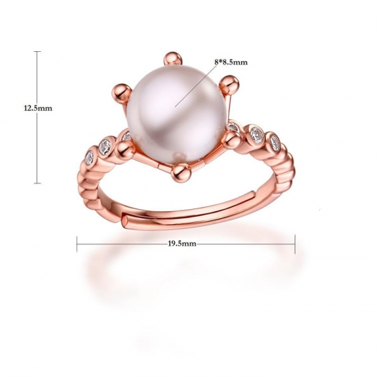 Pearl Adjustable Ring