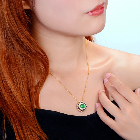 Fine Jewelry Diamond Pendant Necklace