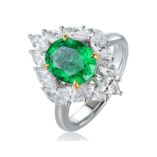 Prong Setting Emerald Fine Jewelry