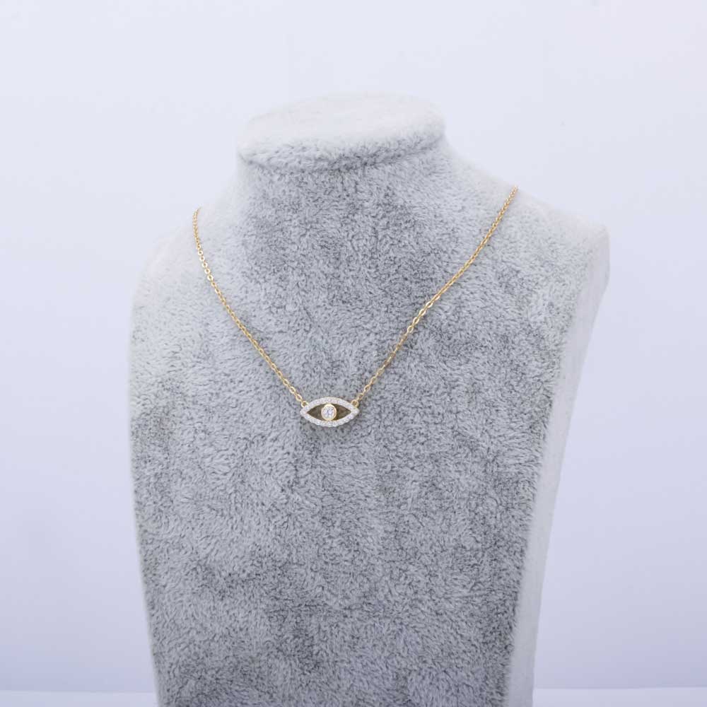 Evil Eye Protection Necklace Silver