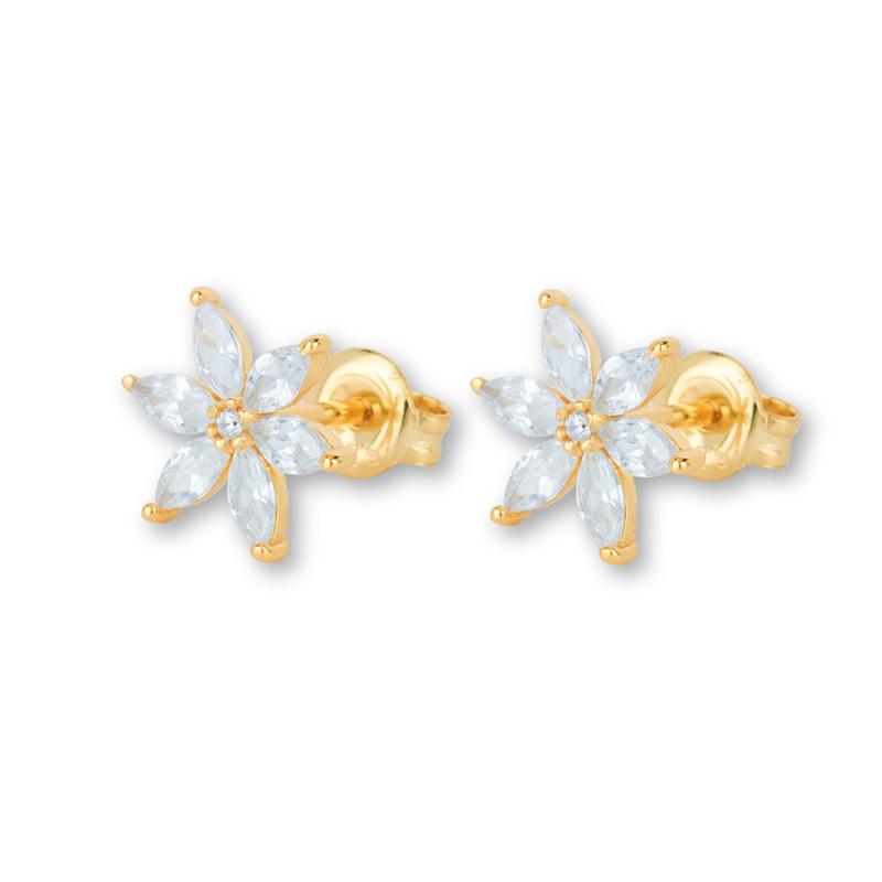 small flower stud earrings