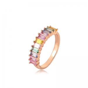 baguette de anillo de arcoíris
