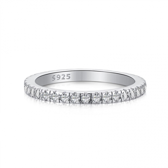stackable eternity ring for women