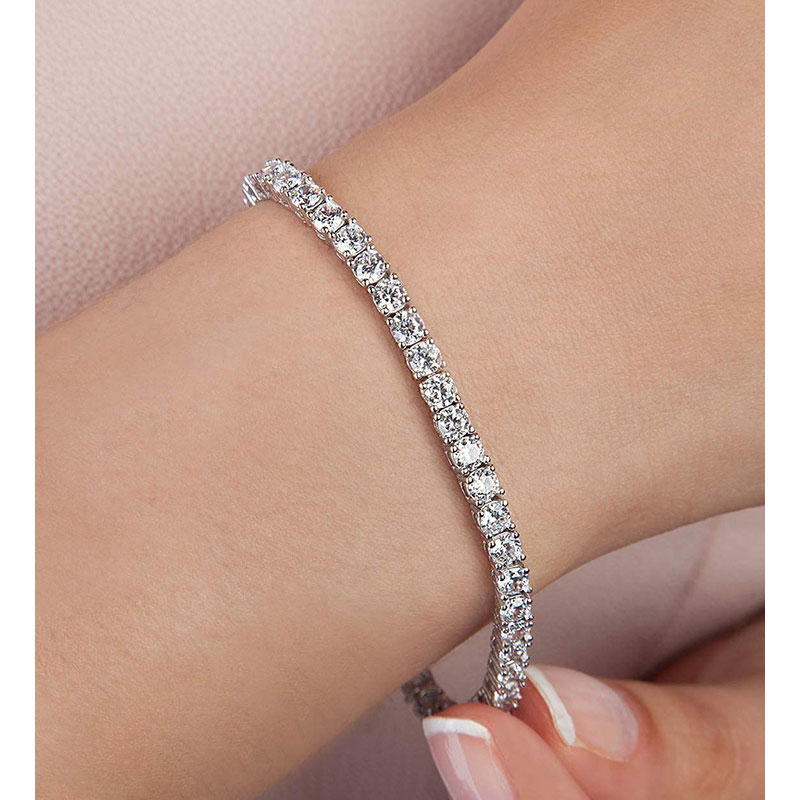 cz bracelet sterling silver