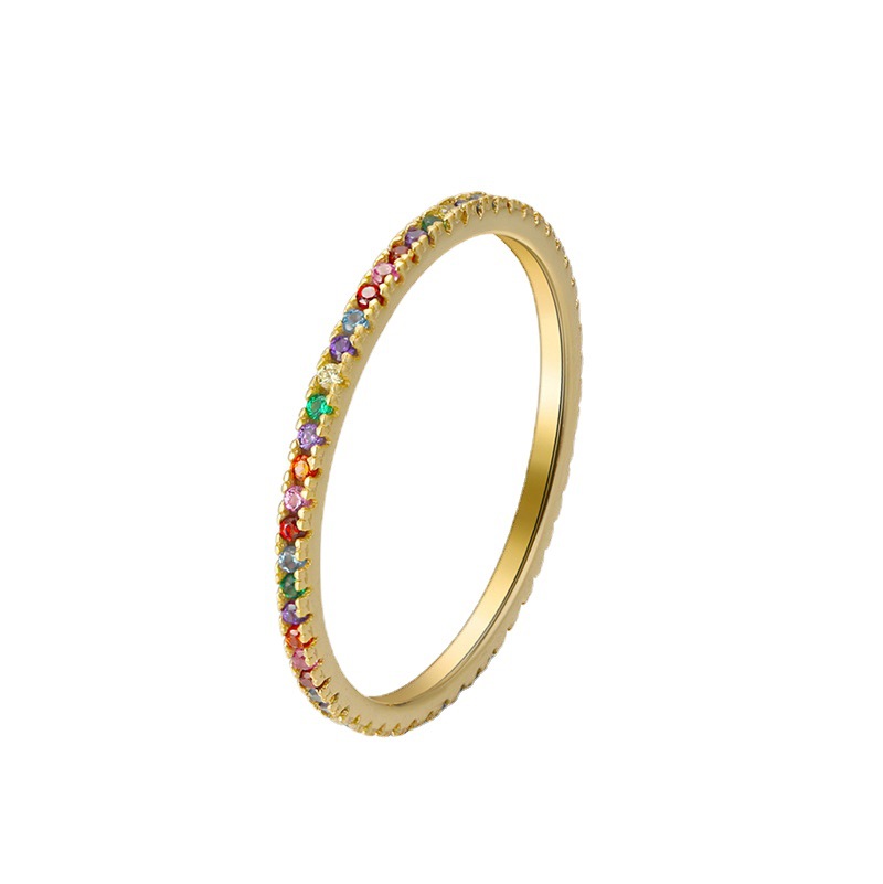 rainbow tennis bracelet