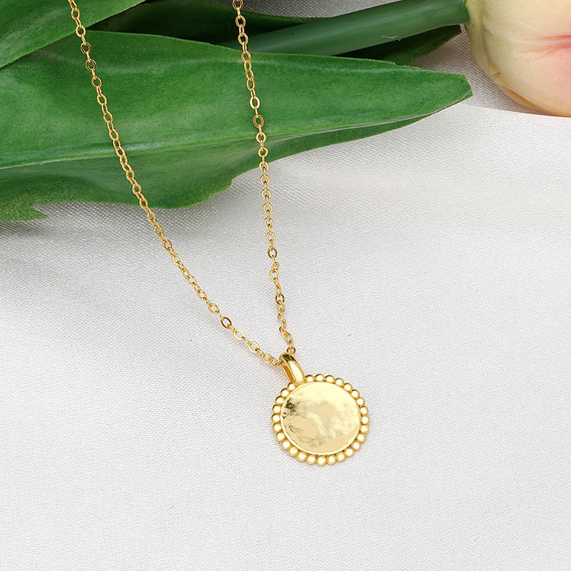 personalized disc necklace