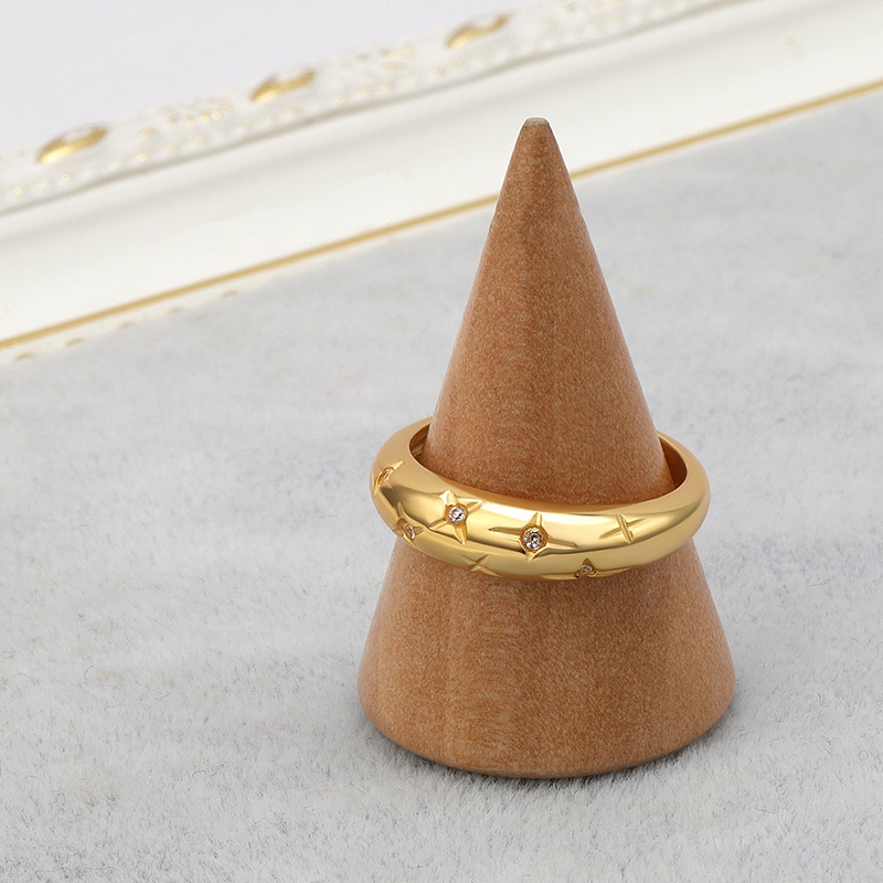 gold plated dome ring