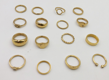 joyería popular de 2020-14K  18K collar de aretes de anillo de oro